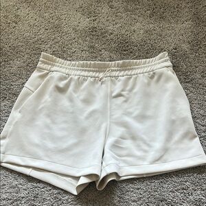Women's White Lululemon Shorts